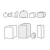 SIMPLICITY SS9303OS Kitchen Home Decor OS (ONE Size), White