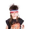 The Bobcat Costume Mullet Headband Wig