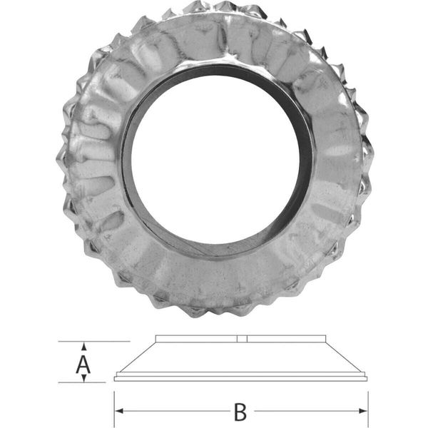 SELKIRK 5" Gas Vent Storm Collar