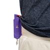 BURN Pepper Spray 1/2oz Security Self Defense Keychain Molded Purple