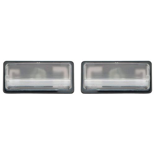 For Nissan Quest License Lamp Assembly 2011-2017 Pair Driver and Passenger Side CAPA Certified For NI2870104 | 26510-8991B