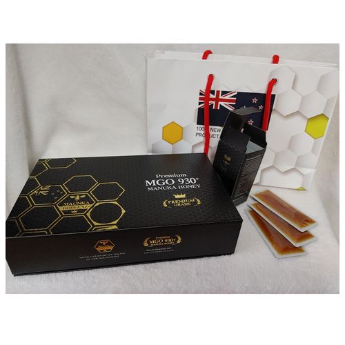 GOBEENZ Premium New Zealand MGO 930+ Manuka Honey Stick 10p, 8g x 30 Packets, 1ea