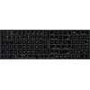 4Keyboard MAC Dvorak Keyboard Sticker Black Background for Desktop, Laptop and Notebook