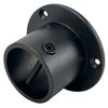 RopeServices UK 28mm Powder Coated Black Decking Rope Cup End, Deck Post End Fixing Post Fitting