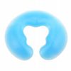 Silicone Face Massage Pillow Spa U Shaped Massage Pillow Spa Gel Pad Face Relax Body Massage Cradle Cushion for Salon Blue