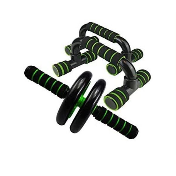 Urban Fitness Push Up Bars and Ab Roller