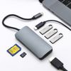 STARFOCUS 7-in-1 USB Type-C Hub Docking Station, Lightweight, Compact, HDMI, 4K, PD Rapid Charging, SD Card Reader, Compatible with PC/iPad Pro/Android/Nintendo Switch, Telework, Remote, Work from