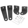 2-Pack Universal Mounting Bracket Side Mount Holder For LED Work LED Light Bar