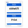Avery (R) Self-Adhesive Name Badges, Hello My Name Is,, Blue, 100 Pack , bule