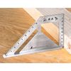 Angle Measuring Ruler (62081) - Metal, 8.9 Inch, Silver