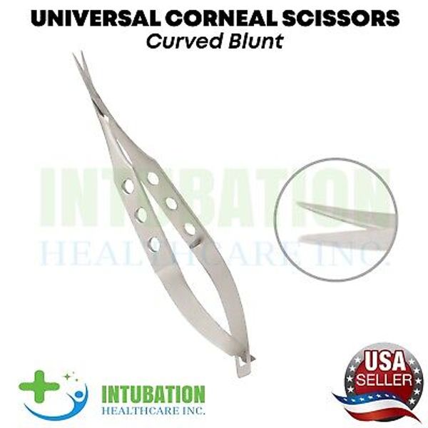 Corneal Scissors Universal Curved Blunt Surgical Eyelid Ophthalmic Instruments