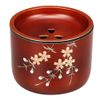 Aizu Lacquerware, Aizu Lacquerware, Tochi Nuri, Tea Spill, Hand-painted Cherry Blossom