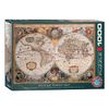 EuroGraphics Antique World Map Puzzle (1000-Piece)