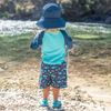 Breatheasy Bucket Sun Protection Hat-Navy-2T/4T