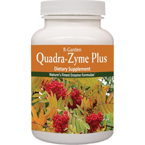 R-Garden Quadra-Zyme Plus, 360 caps.