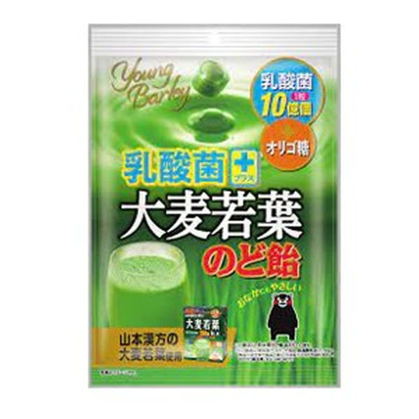 中部薬品工業 大麦若葉 のど飴 クマモン 120g