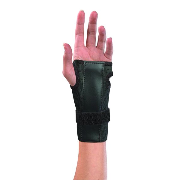 WRIST BRACE W/SPLINT, BLACK, OSFM (EA)