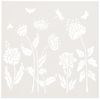 Bible Journaling Stencil - Flying Garden (6" X 6")