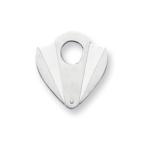 Goldia Silver-Tone Fan-Shaped Cigar Cutter