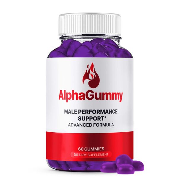 AlphaGummy for Men Advanced Energy & Performance Vitamin Supplement ( 1 Pack )