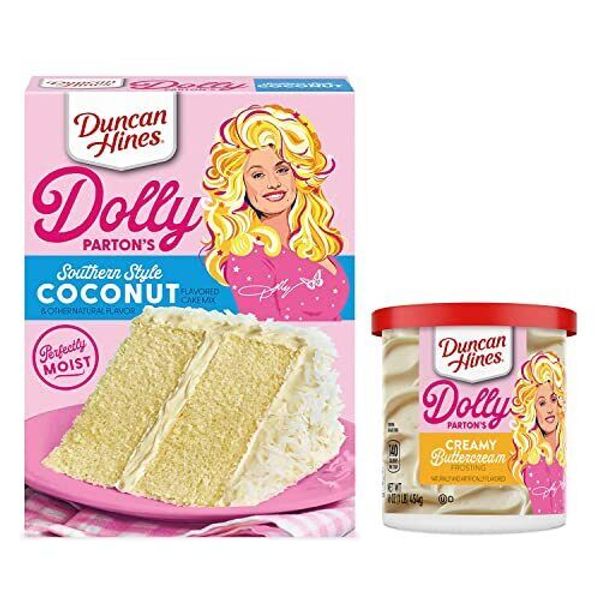 Dolly Parton's Favorite Southern-Style Coconut Cake Mix Set! Flavored With Va...