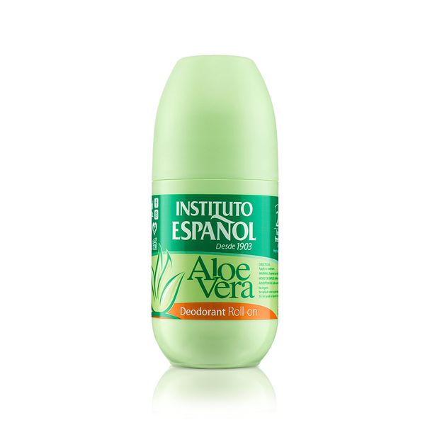 Instituto Español Aloe Vera Roll-On Deodorant, 75 ml
