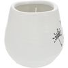 Pavilion - Make a Wish White Ceramic Soy Serenity Scented Candle, 8 oz