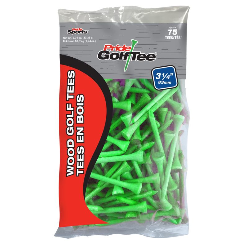 Pride Prolength 2 3/10,2 Cm Tees De Golf (2 Paquetes) 100 Count Color Blanco