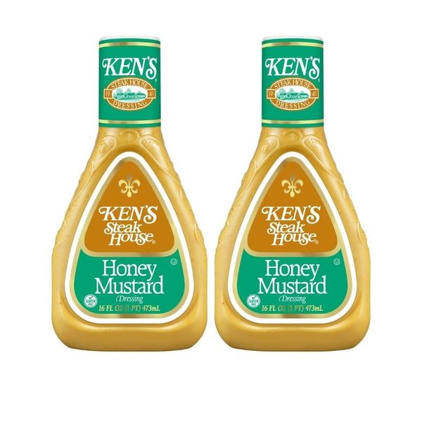 Ken's Steak House Honey Mustard Dressing (16 Ounce , Pack of 2)