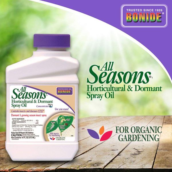 Bonide Products (BND210) Dormant Seasons 210 Horticultural Spray Oil Concentrate, 16 oz