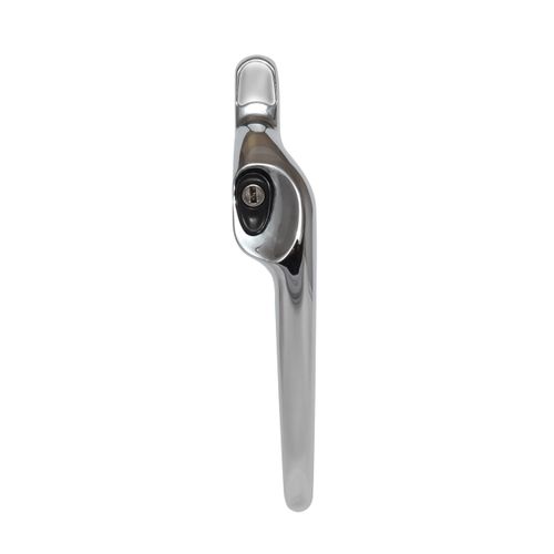 ERA Maxim Offset Locking Window Handle Right Hand Polished Chrome | PVC Windows Handle Replacement | Silver Chromed Handle