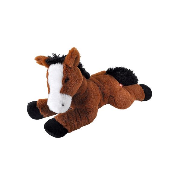 Wild Republic Ecokins, Horse, Stuffed Animal, 12 inches, Gift for Kids, Plush Toy, Made from Spun Recycled Water Bottles, Eco Friendly, Child’s Room Decor