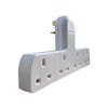 4 Gang Way Wall Socket Converts 1 Socket into Four Plug, ShaniTech