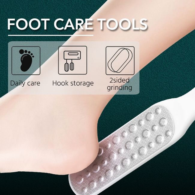1 Pcs Foot File Scrubber Professional Rasp Heel Grater Hard Dead Skin  Callus Remover Pedicure Feet
