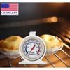 4PC Combo - Refrigerator Freezer / Oven / 12" & Pocket Probe Thermometers Gauges