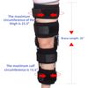Hinged ROM Knee Brace Post Op Knee Brace Adjustable Knee Immobilizer Support wit