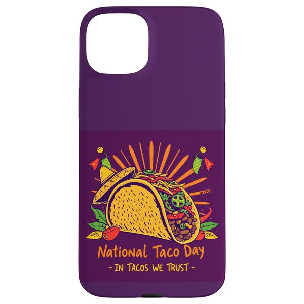 National Taco Day Fiesta Case for iPhone 15 Plus
