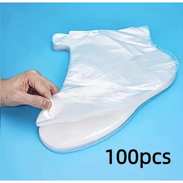 1 Pack (100 pcs) Moisturizing Foot Masks – Disposable, Soft, Daily Hydration