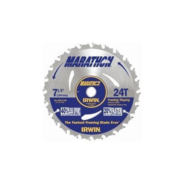 Irwin 14030 / 24030 Marathon 7-1/4-Inch 24-Tooth Circular Saw Blade 10 Pack