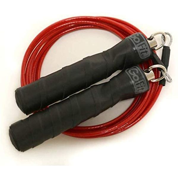 GoFit Pro Cable Jump Rope - 9 Foot HIIT Rope