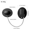 Refrigerator Lock with Combination, Keyless Security Lock for Freezers, Cabinets, Drawers, Easy Installation (2, Black)