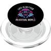 Gorilla VR Gamer Virtual Reality Headset Monkeys Retro PopSockets PopGrip for MagSafe