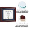 CORE ART 11x14 Diploma Frame Display Certificates 8.5 x 11 with Navy Mat or Documents 11 x 14 without Mat, College Degree Wooden Frame with Tempered Glass for Wall and Tabletop Display(Cherry Red)