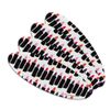 Painterly Lipstick Double-Sided Oval Nail File Emery Board Set 4 Pack