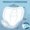 20 x Incontinence Pads Men with Adhesive Strip | Provides Extra Protection and Maximum Dryness | Mens Incontinence Pads | Anatomical Shaped | Pads for Men | Bladder Weakness Pads Men | (1 Pack of 20)