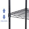 5 Tier Wire Shelves Unit Adjustable Metal Shelf Storage Rack for Kitchen Home