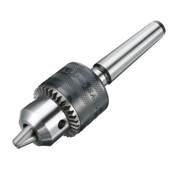 Mini Metal Lathe Tail Stock Drill Chuck Tools with MT2 Morse Taper Arbor
