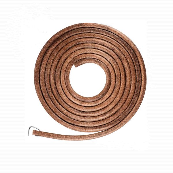 Sewing Machine Belt, 183 cm 3/16 Inch Leather Belt Treadle Parts with Hook Compatible with Singer/Jones Sewing Machine