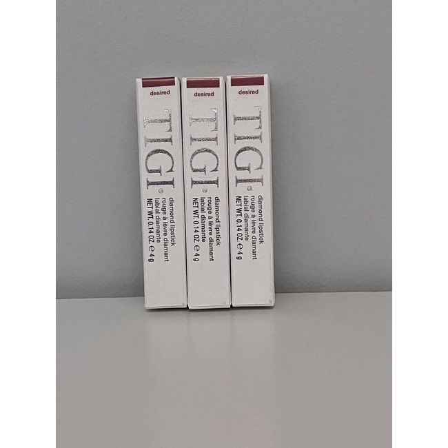 NEW! Lot Of 3 - TIGI Professional Cosmetics Diamond Lipstick DESIRED 0.14 oz