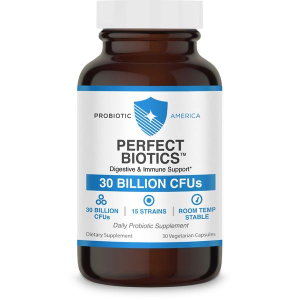 Probiotic America® Perfect Biotics 30 Billion CFUs Digestive & Immune Support Supplement, 30 Count